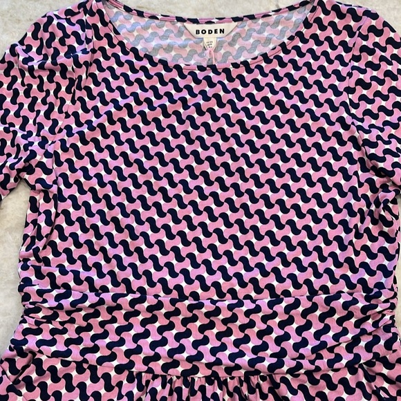 NEW Boden | Amelie Long Sleeve Dress | Sherbert Terrace Swirl | 8R | NWT - Picture 7 of 16